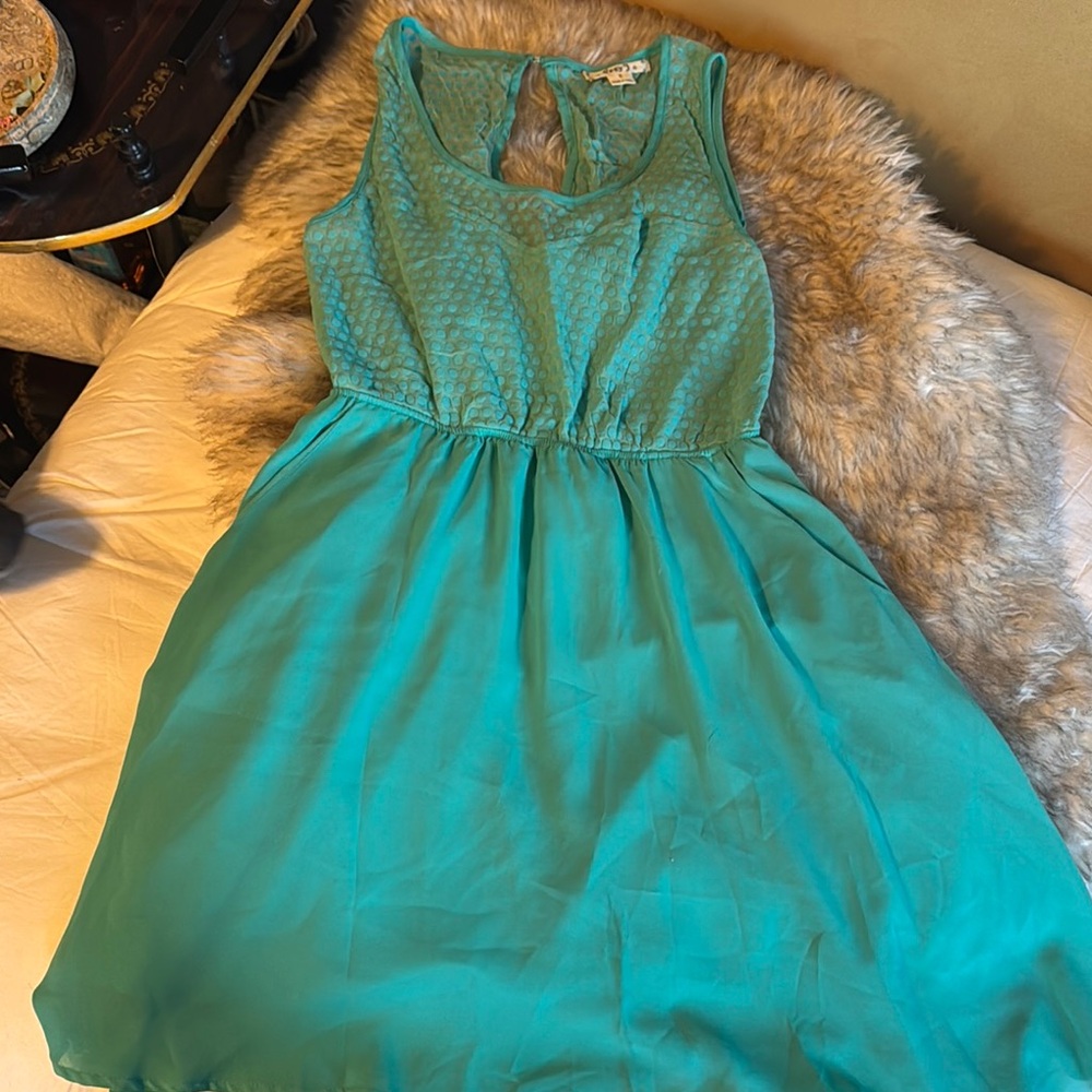 Very J Kids Casual Dress in Teal
